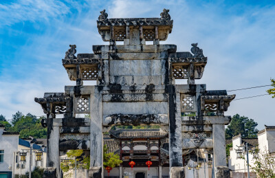 安徽青阳县博物馆圣旨牌坊