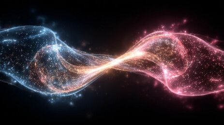 宇宙中的星云无限邂逅