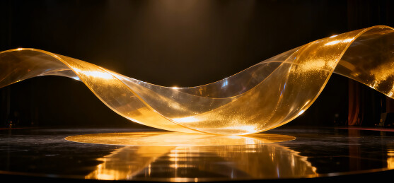 金色抽象电影胶片节日背景