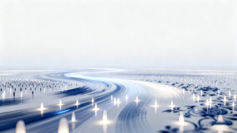 青花瓷纹路抽象