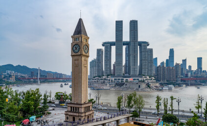 重庆钟楼广场来福士