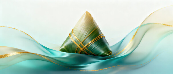 粽子流体炫彩背景