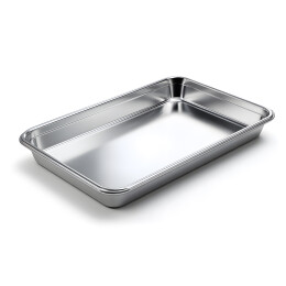 不锈钢盘子特写