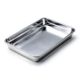 不锈钢盘子特写