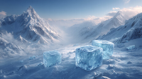 冰川的壮丽与宁静