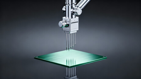 精密机械与绿色面板