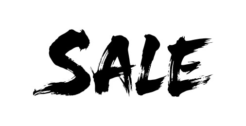 SALE矢量书法手写毛笔字
