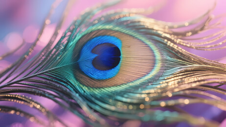 梦幻孔雀羽毛