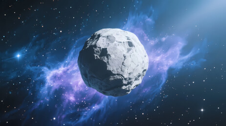 宇宙中的小行星