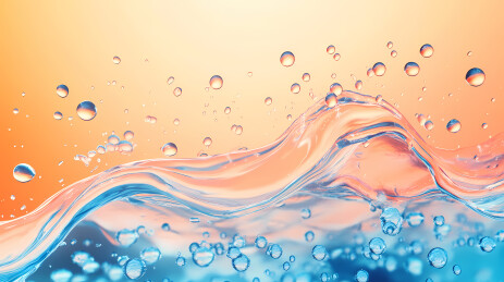 抽象液体色彩流动图案