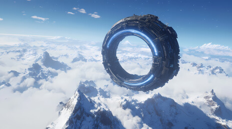雪山上的宇宙门户