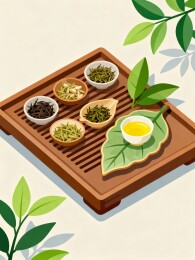 茶具茶叶饮品展示
