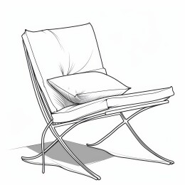 简约单人沙发椅