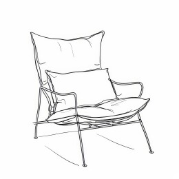 简约单人沙发椅