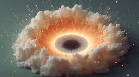 云状结构中的发光眼球