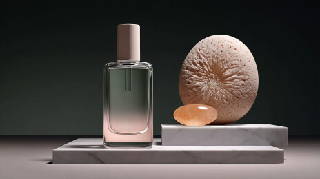 香水与艺术摆件组合展示