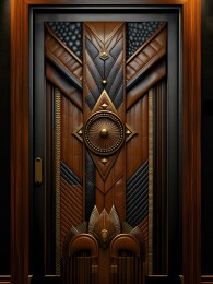 华扉嵌金纹绽雅境漾贵光