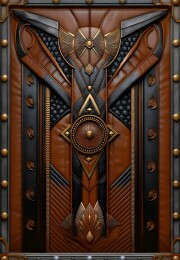 华扉嵌金纹绽雅境漾贵光