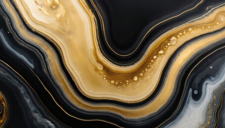 奢华流体玛瑙金箔纹理