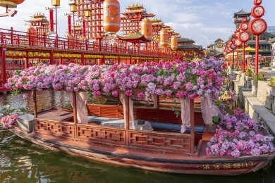 唐山河头老街灯笼景观