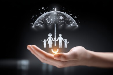 家庭守护伞下的温馨与安全