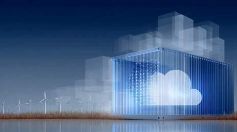 集装箱与云技术及风力发电的融合场景