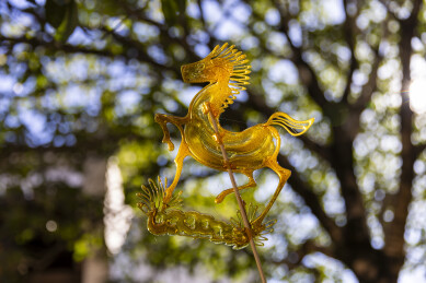 手工非遗糖画糖画马成品展示