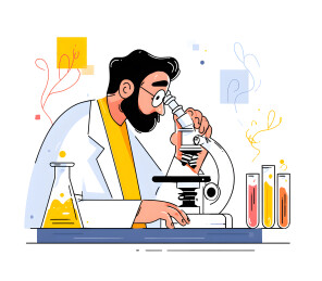 实验室里的科学家