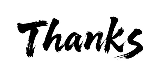 谢谢感谢口语书法毛笔字