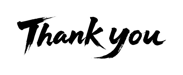 谢谢感谢感激口语书法毛笔字