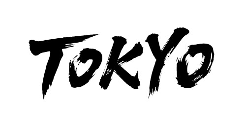 TOKYO书法毛笔字