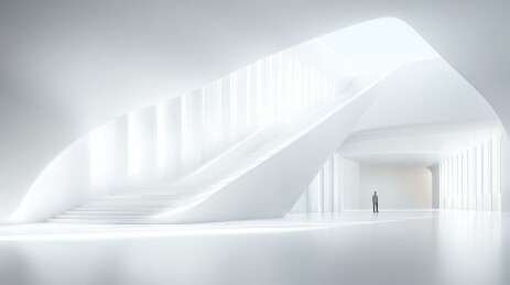 现代抽象建筑室内设计