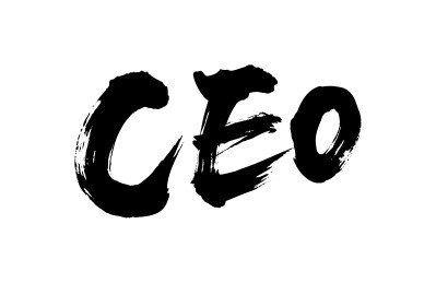 CEO矢量书法手写毛笔字