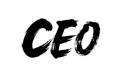 CEO矢量书法手写毛笔字