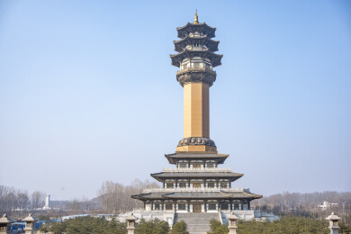 廊坊隆福寺塔建筑