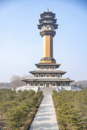 廊坊隆福寺塔建筑