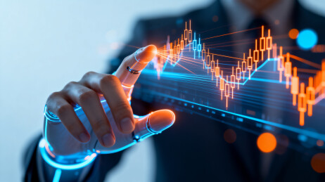 科技金融数据图表交互