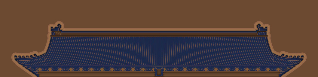 传统古建筑屋檐元素图案