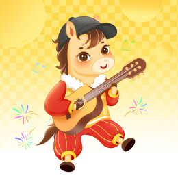 马年小马的日常生活之弹吉他唱歌