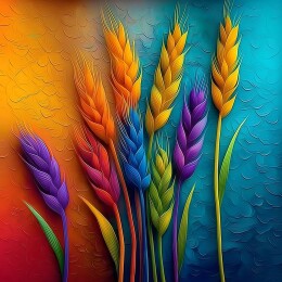 彩穗簇绽幻境织绚柔光韵