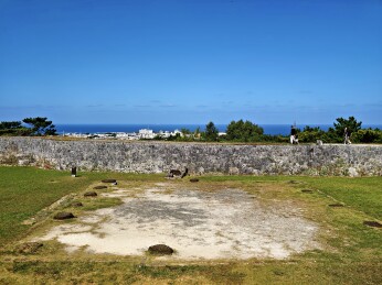 日本冲绳县读谷村，世界文化遗产座喜味城迹
