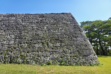 日本冲绳县读谷村，世界文化遗产座喜味城迹