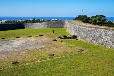 日本冲绳县读谷村，世界文化遗产座喜味城迹