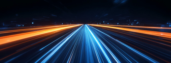 未来光束道路科技感背景