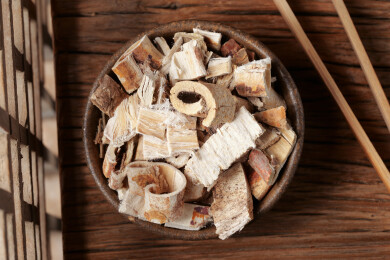 中医中药材饮片桑白皮