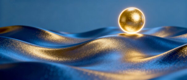 金色液珠光泽美妆产品背景