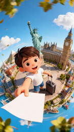 学生出国留学游学旅游英国美国