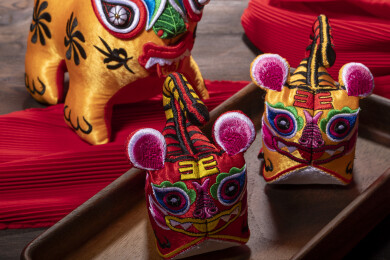 山西非遗民俗文化黎侯虎布艺玩偶