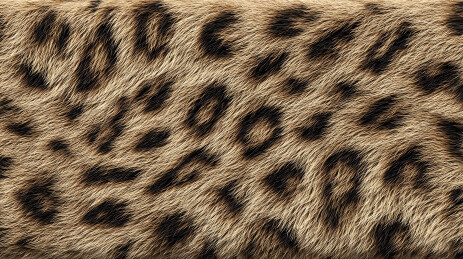 豹纹皮毛特写