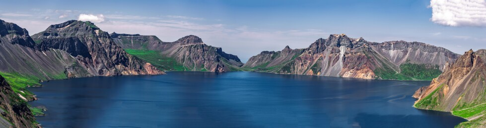 吉林省白山市长白山天池夏季风光